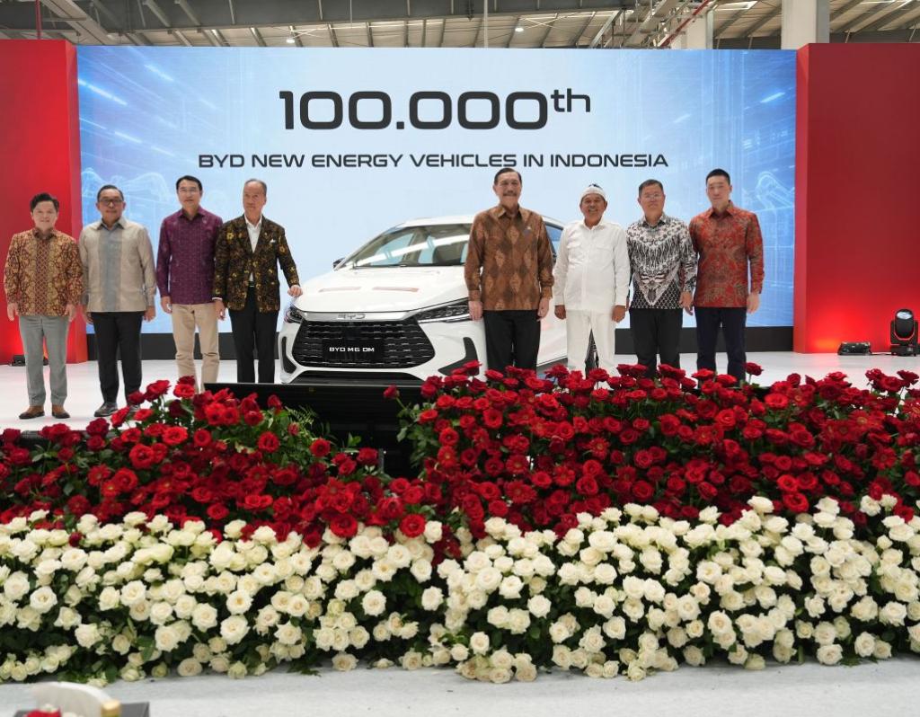 Pabrik Kendaraan Listrik BYD di Subang Mulai Beroperasi
